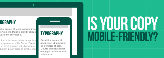 Mobile-friendly site copy