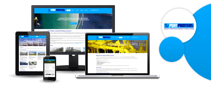 Port Painters website preview