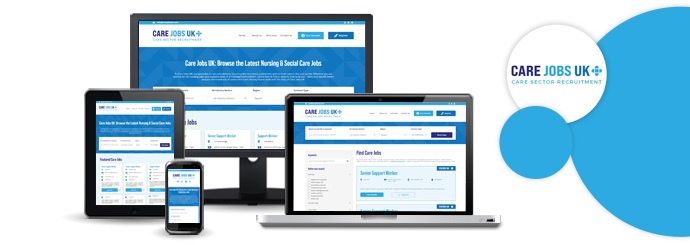 Care Jobs UK website design