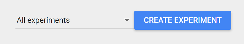 Create Google Optimize Experiment