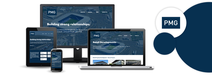 New PMG website design