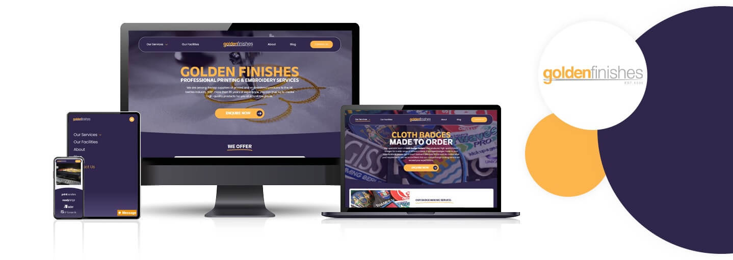New Golden Finishes website