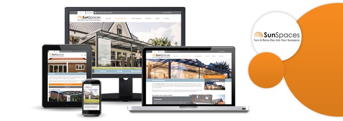 New SunSpaces Website Design