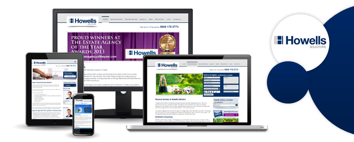 Howells Legal website screenshots
