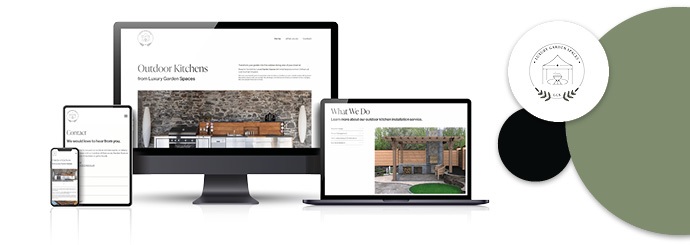 A Stylish Website for Luxury Garden Spaces