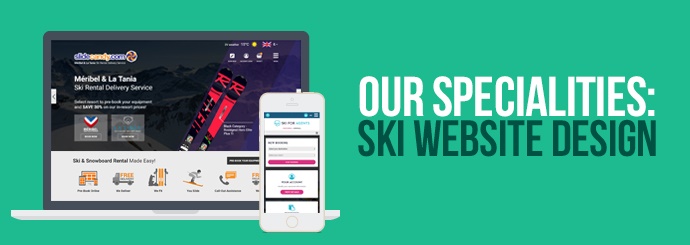 Ski website design